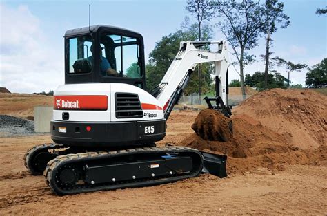 bobcat e45 excavator mini|bobcat e45 for sale craigslist.